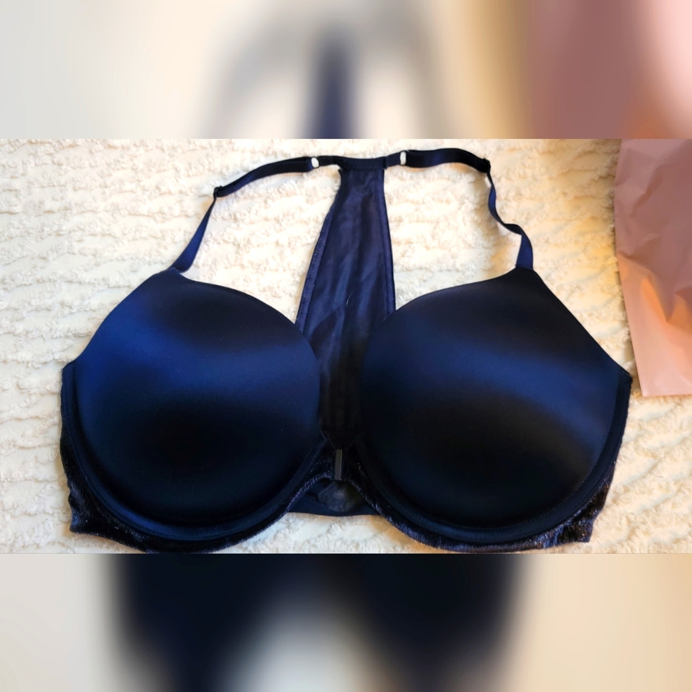 Victoria's Secret Very Sexy Pushup Racerback Front Close Bra 38DD Pristine!